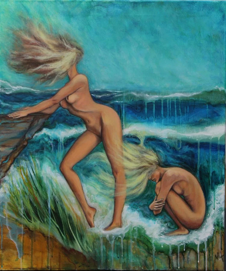 "WIND CHANGE". (Acrylic on canvas, 50х60 cm). €550