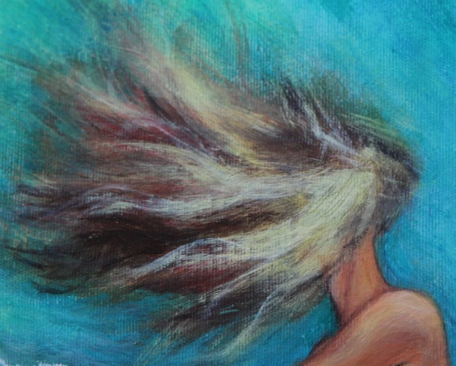 "WIND CHANGE". FRAGMENT. (Acrylic on canvas, 50х60 cm). €550