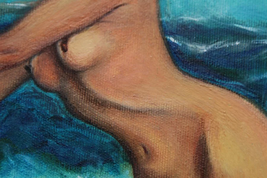 "WIND CHANGE". FRAGMENT. (Acrylic on canvas, 50х60 cm). €550