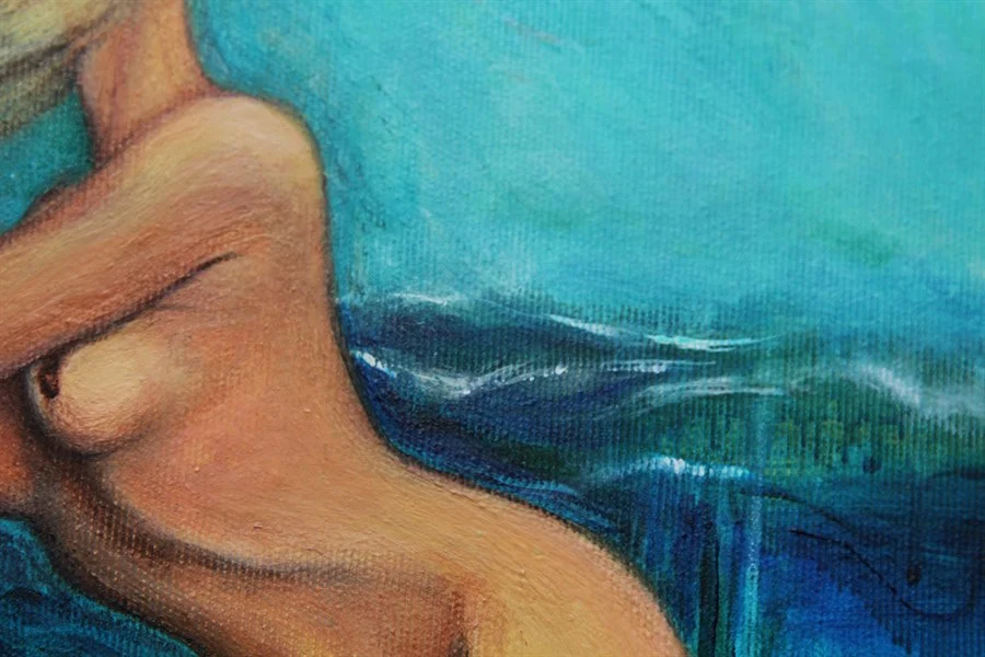 "WIND CHANGE". FRAGMENT. (Acrylic on canvas, 50х60 cm). €550