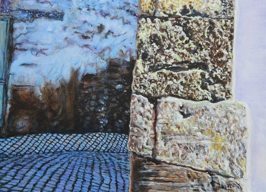 "STONES OF ALENQUER". FRAGMENT. (Acrylic on canvas 50x70 cm) €400.