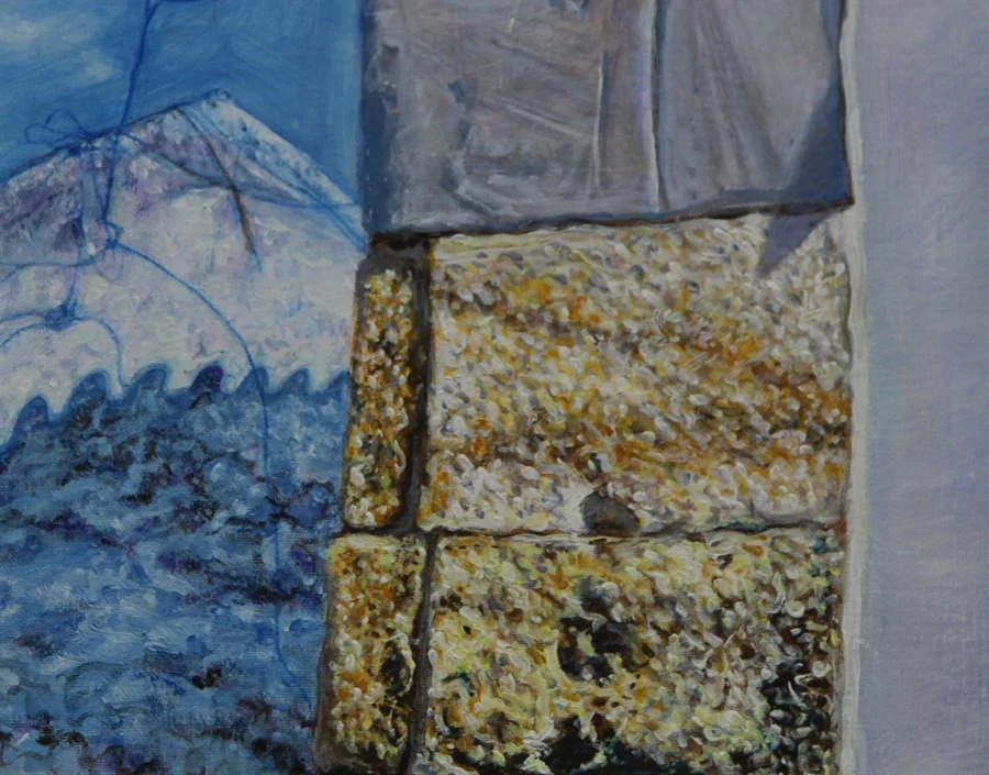 "STONES OF ALENQUER". FRAGMENT. (Acrylic on canvas 50x70 cm) €400.