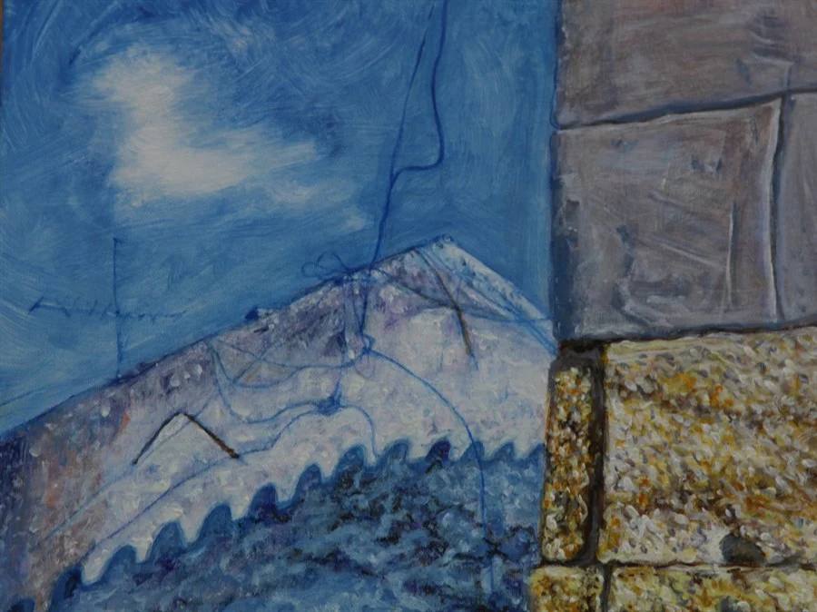 "STONES OF ALENQUER". FRAGMENT. (Acrylic on canvas 50x70 cm) €400.