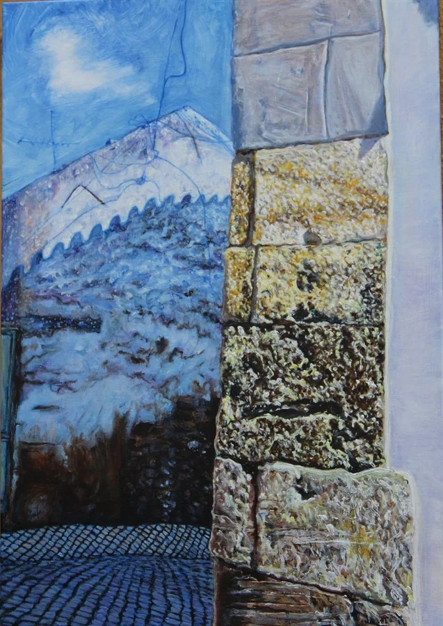 "STONES OF ALENQUER". (Acrylic on canvas 50x70 cm) €400.